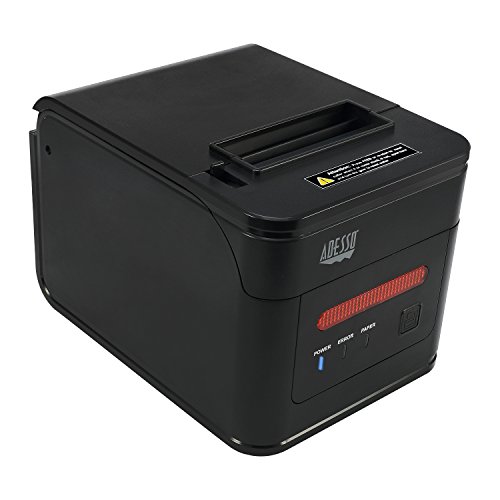 Image of Adesso NuPrint 210 Thermal Receipt Printer, 2 inch (58mm) Width, 120mm /s High-Speed, Compatible with Windows and Linux, Supports 1D Barcodes, USB Interface, Cash Drawer Connectivity