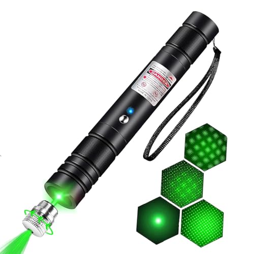 Image of Keiko Multipurpose Green Laser Light Pointer | Long-Range Beam Lazer Light Pen for Party, Disco Light Adjustable Mode, Suitable for Presentation, Camping, Hiking & Outdoor Use