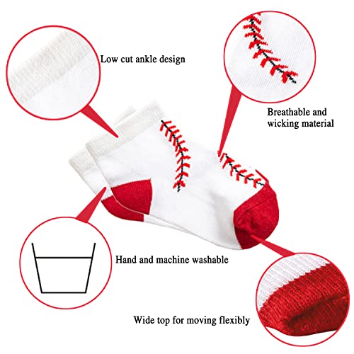 2Nd Baseball Birthday Shirt Boy Toddler 2 Years Olds T Shirts Gift Sports Jersey Tops Clothes(Red,2T) #TOP3