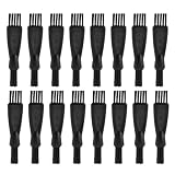 Kisangel 100pcs Dual-head Cleaning Brush for Electric Shavers and Care Tools, Travel-friendly Plastic Nylon Brush for Precise Crevice Cleaning at Home and Travel