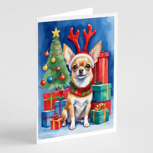 Caroline's Treasures Chihuahua Dogs Blank 5x7 Note Cards Set of 8