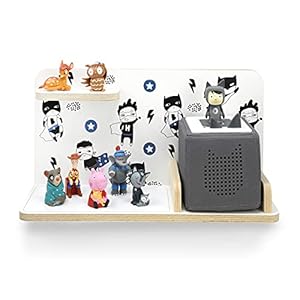 Kinderrek voor muziekbox, motief ster, geschikt voor de toniebox en ca. 25 tonies, cadeau, cadeau-idee, spelen, opzetten…