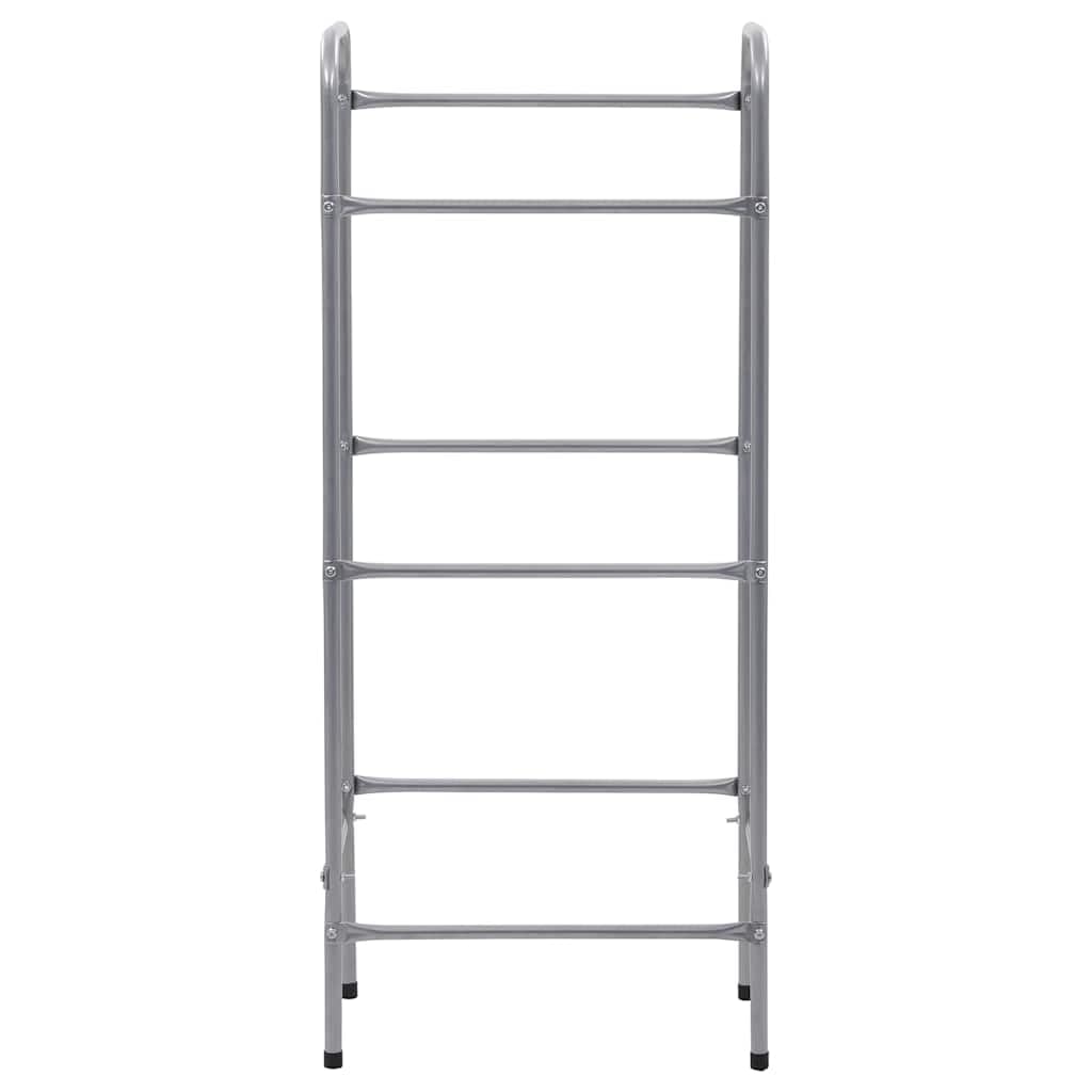 Générique Étagère de Rangement pour 3 caisses Argenté 50x33x116 cm Acier,Entreprise & Industrie,Stockage Industriel,Étagères industrielles,285212