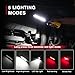 Napatyre LED Arbeitsleuchte Werkstattlampe,1000 Lumen LED Taschenlampe mit Magneten und Haken,180° Drehbar 5 Modi COB Inspektionslampe für Autoreparatur, Inspektion, Garage, Notfall