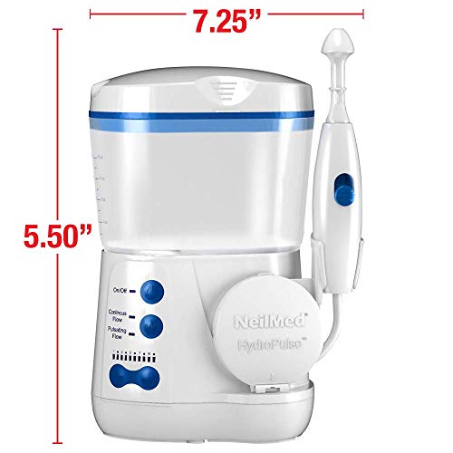 Neilmed Hydropulse By Dr Grossan - Multi-Speed Electric Pulsating Nasal Sinus Irrigation System, 1 Count #TOP6
