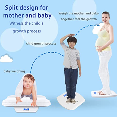 Asibt Digital Pet Scale, Multifunctional Baby Scale, Baby Scale With 3 Weighing Modes (Lb/Kg/Oz) And Height Tracking (23.6 Inches) #TOP4