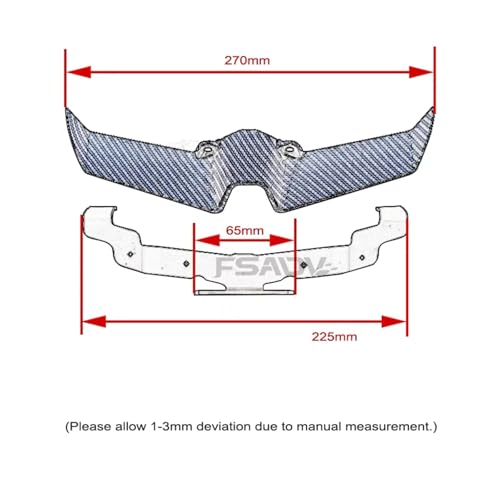 Aileron garde-boue pour MT-10 idéal pour vos sorties dynamiques