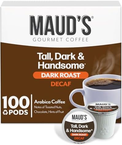 Maud’s Decaf Dark Roast Coffee Pods, 100ct