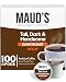 Maud's Decaf Dark Roast Coffee (Decaf Tall Dark & Handsome), 100ct. Recyclable Single Serve Coffee Pods - Richly satisfying arabica beans California Roasted, k-cup compatible including 2.0