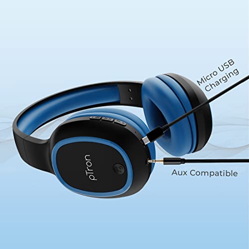 pTron Studio Over-Ear Bluetooth 5.0 