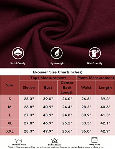 Ekouaer Women Tie Dye Pajama Sets Long Sleeve Tops And Pants Pj Sets Joggers Loungewear Sleepwear,Tie Dye2,S #TOP5