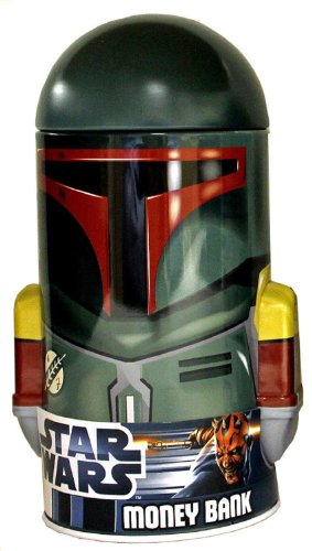 The Tin Box Co of America Tin Box Co Head Shaped Bank Star Wars Astd