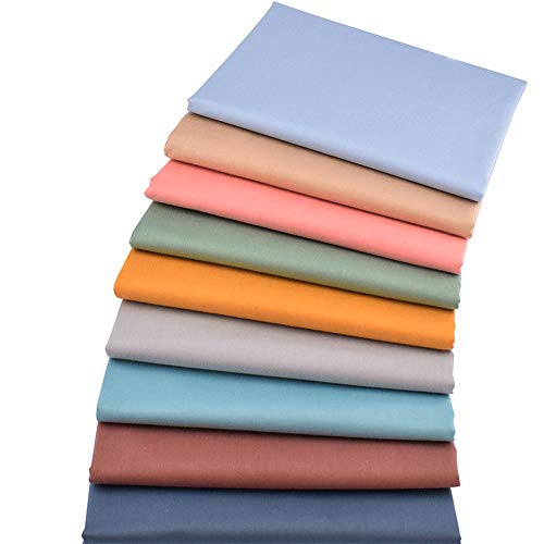 9 piezas Morandi tela de algodón de 46 x 56 cm para coser patchwork
