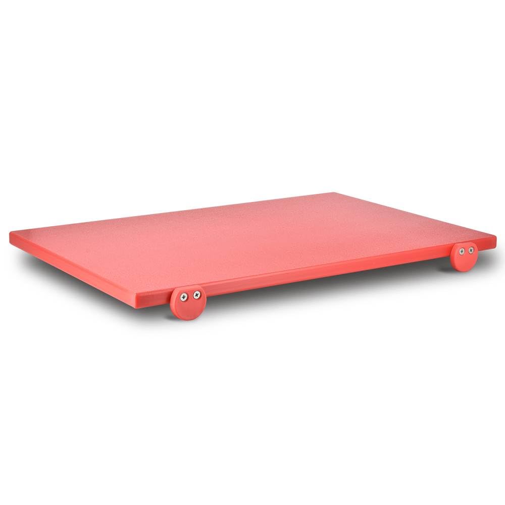 Tagliere Professionale ERR4M in polietilene con Fermi. (Rosso, 60x40)