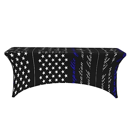 Nappe rectangulaire 1,8 m haut de gamme drapeau d'allégeance - 3