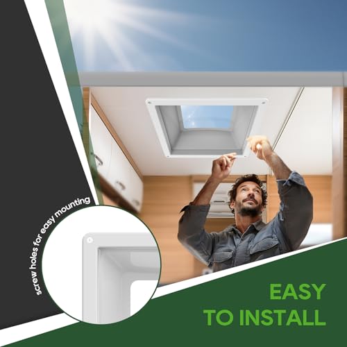 RVGUARD RV Skylight Inner Dome, 14"x14" Opening, Clear Window by RVGUARD - Used condition - Image 5