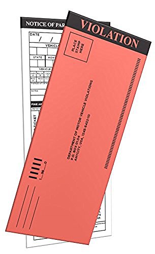 Faux tickets de stationnement de police amusants MP Printing 100 pcs