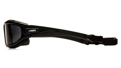 Miniatura 3 de Pyramex SB7020SDT I-Force - Gafas de seguridad negras con lente antivaho gris (3 pares)