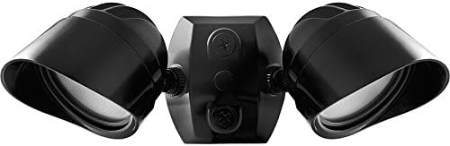 RAB 2x12 Watt LED Adjustable Dual Head Bullet Flood 4000K 120V Black