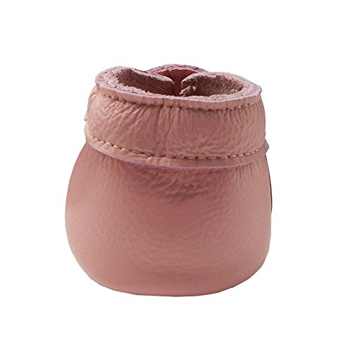 Yihakids Soft Sole Baby Shoes Toddler Leather Moccasins Cartoon Fox Baby Boy Girl Slippers (6-6.5 Us /6-12 Mo./5.1In, Pink) #TOP5