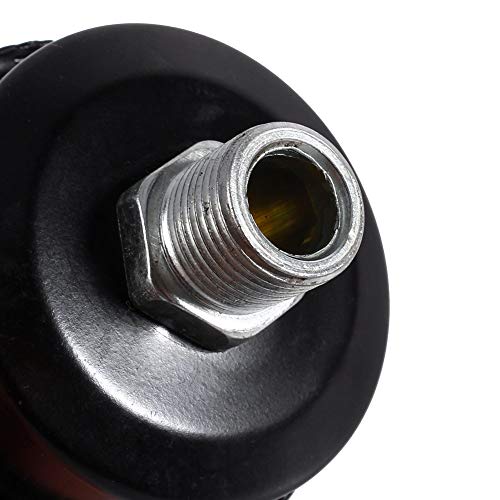 Walfront Air Compressor Silencer Filter, Metal Air Compressor Intake Filter Sound Muffler Silencer (3/8" Pt 16Mm) #TOP2