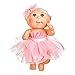 Cabbage Patch Kids 9 Inch Dance Time Girl, Green Eyes, Pink Tutu