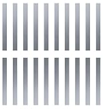 HYGMPDAS Iron Sheet Plate - 4in Length x 0.4in Width x 0.02in Thickness, Pure Iron Sheet, 20pcs Iron Metal Sheets