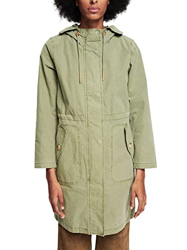 ESPRIT Damen 012EE1G315 Jacke, 345/LIGHT Khaki, L