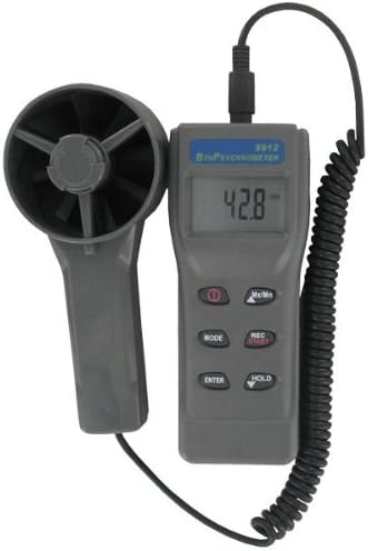 Anemometer, Rotating Vane, Gray