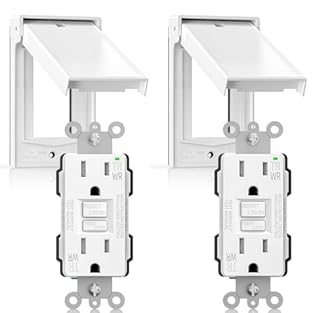 ✅【Weather Resistant】Built with advanced UV-stabilized materials, this GFCI outlet is engineered to withstand harsh outdoor conditions, including corrosion, temperature changes, and harmful UV rays. The included outdoor cover offers robust weatherproo...