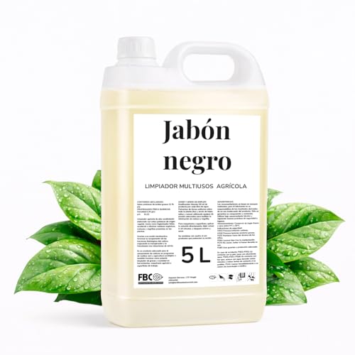 FBC Jabón Potásico Concentrado Para Plantas y Huerto | Limpiador Foliar Agrícola Multiusos | Solución Potásica Para Limpieza de Hojas, Melaza, Negrilla y Residuos en Cultivos