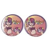 2個 セツナ 妖怪ウォッチ ぷにぷに 缶バッジ punipuni 半妖