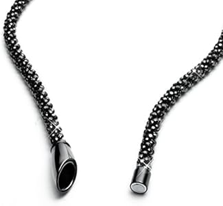 Amazon | [#LUV] ネックレス7mm ブラック ハッシュタグラブ(38