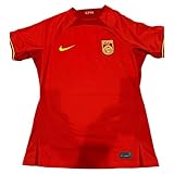 Nike China CFA Women's Dri-Fit Soccer Football Red Jersey #DN0708-696 - Size Women's Medium