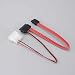 Akasa SATA-Kabel - Slimline SATA 13-polig - interne Stromversorgung, 4-polig, 7-poliges SATA, AK-CB050-40