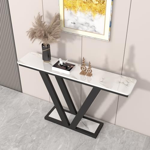 Mesa de pasillo con almacenamiento para solucionar la falta de espacio en casa