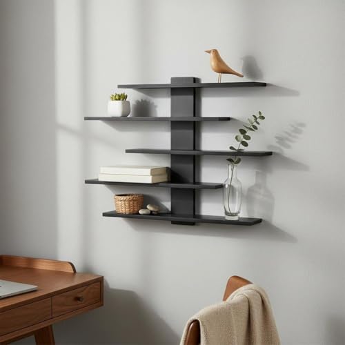 Support mural pour objets de collection avec finitions soignées durables