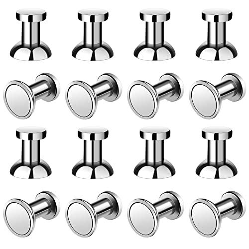 16Pcs Fridge Magnets, Refrigerator Magnets, Small Neodymium Magnets for Kitchen, Office, Whiteboard, Adults Decorative
