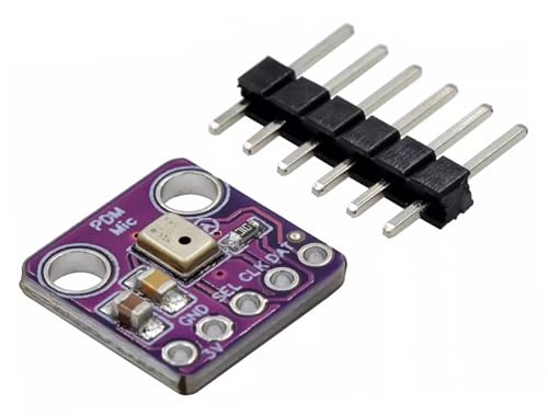 tictocstore 1pcs MP34DT01 PDM MEMS Microphone Module – High Sensitivity, Low Noise PDM Output for Compact Audio Systems