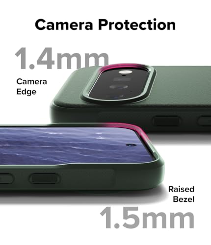 Image of Ringke for Google Pixel 11 Case [Onyx Dark Green] | Feels Good in The Hand, Oil & Dirt Resistant, Enhanced Camera Lens Protection, Comfortable Grip, Non-Slip
