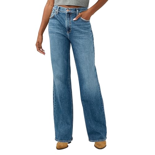 Silver Jeans Co. Women's 90s Baggy Mid Rise Bootcut Jeans