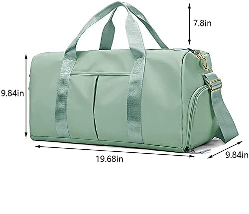 SEYROLIN Nylon Foldable Travel Duffel Bag || Portable Waterproof Lightweight Carry On Luggage Sport Folding Duffle Bag || Outdoor Weekend Tote Carry Bag, Sports Gym Bag. 2 41RGOBL6N2L