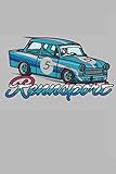 Rennsport: Trabant Trabi DDR Motorsport, Zweitakt, IFA, Ostdeutscher Rennwagen, Notizbuch kariert