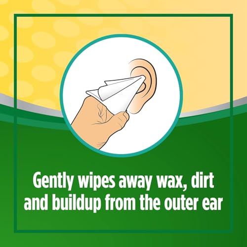 Image of Debrox Ear Cleansing Wipes and Removal Drops, 12 Individually Wrapped Ear Cleaner Wipes & 0.5 Fl Oz Ear Wax Removal Drops