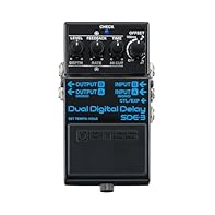 The iconic character of the Roland SDE-3000 rackmount delay in a BOSS compact pedal. Beautiful vintage digital delay tones with expanded creative range. Distinctive modulation with independent Rate and Depth knobs. Hi Cut control for shaping the high...