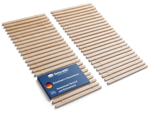BettenABC - Rollrost Madera XXL - 180x200 cm - hergestellt aus massivem Buchenholz - hohe Stabilität - für alle Matratzen und Schlaftypen geeignet - einfache Montage & bis ca. 280 kg belastbar