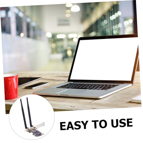 Adaptador de tarjeta vertical WiFi para PC conector de cobre Gadpiparty 3