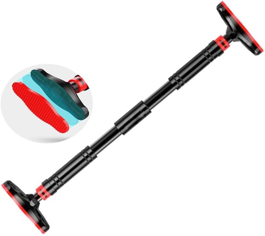Barra de dominadas 96-116cm regulable antideslizante sin tornillos