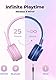 iClever 2 Pack Bluetooth Kinder Kopfhörer, Bunte Lichter LED, 94dB Lautstärkebegrenzung, Faltbare, Einstellbar, Kabellos und Kabel, Eingebautes Mikrofon für Schule