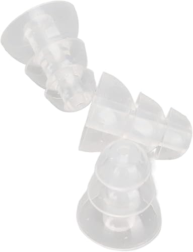 Miniatura 8 de BigKing Audífonos universales, 5 cúpulas de audífonos universales de silicona suave y cómoda, 3 capas de repuesto transparente BTE ITE para audífonos